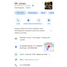 Cliente - Mr. Jones  - São Paulo - SP 